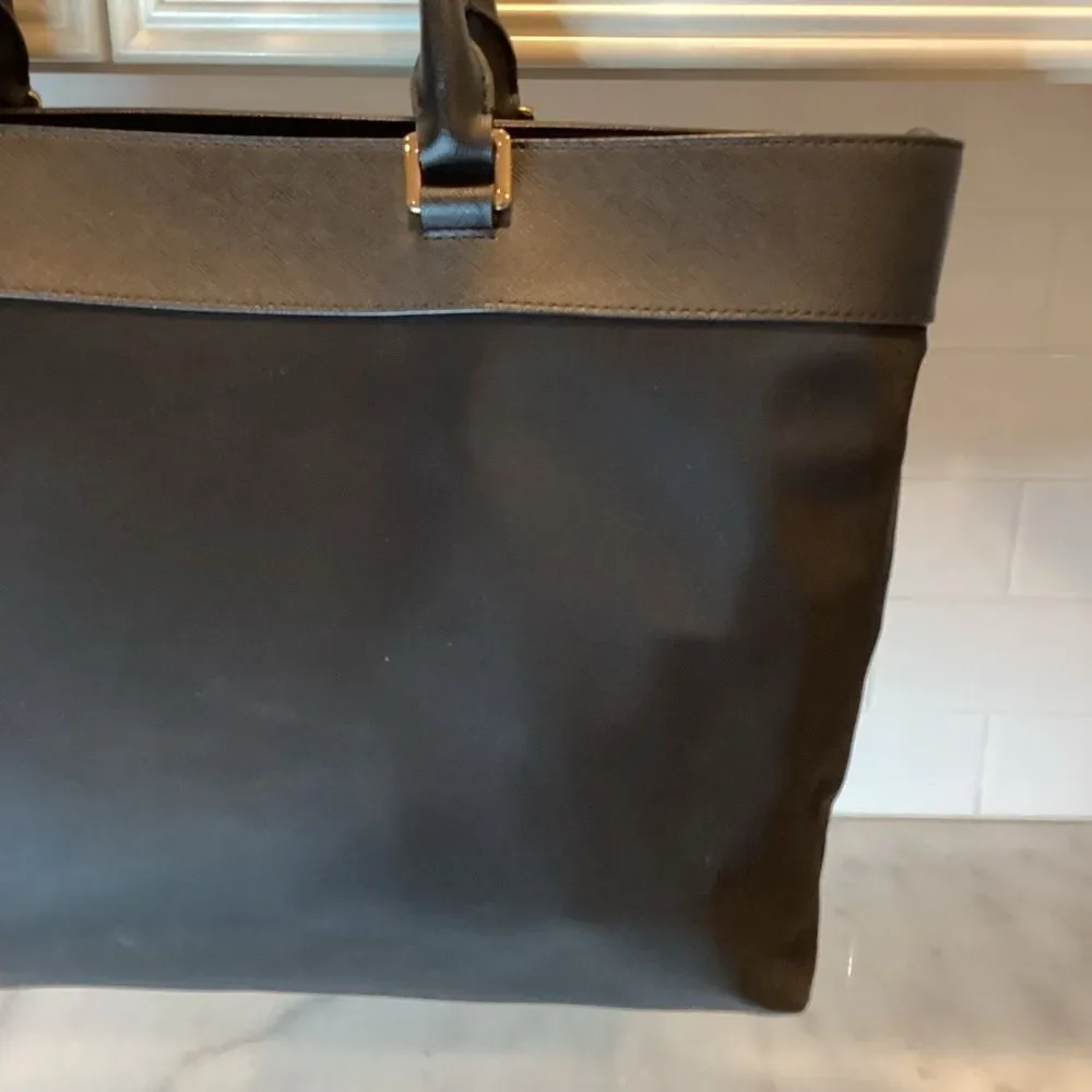 Michael Kors Bag Purse Handbag Colgate Large East West Nylon Laptop Bag Tote - Picture 5 of 15